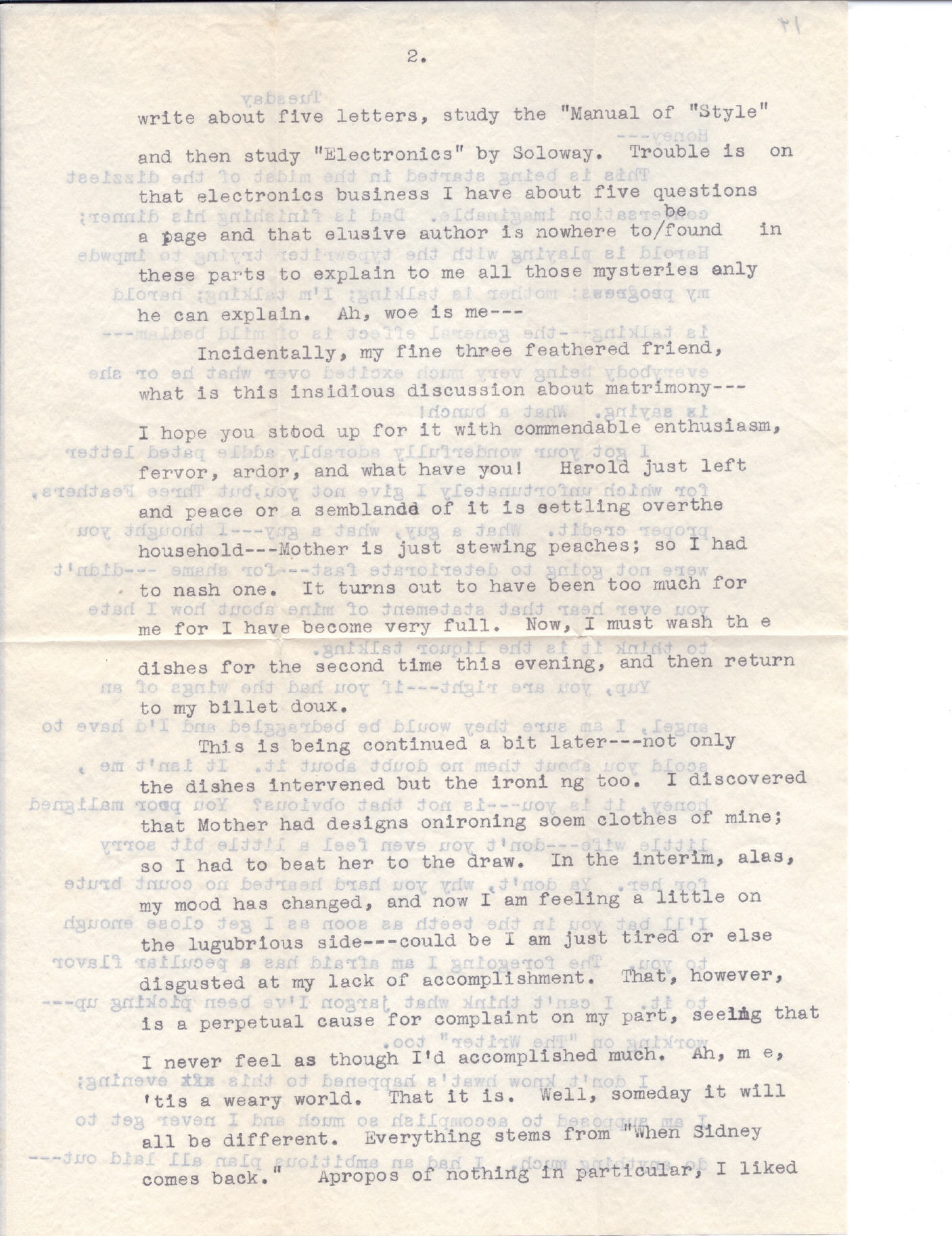 Rhoda Soloway Letters Album