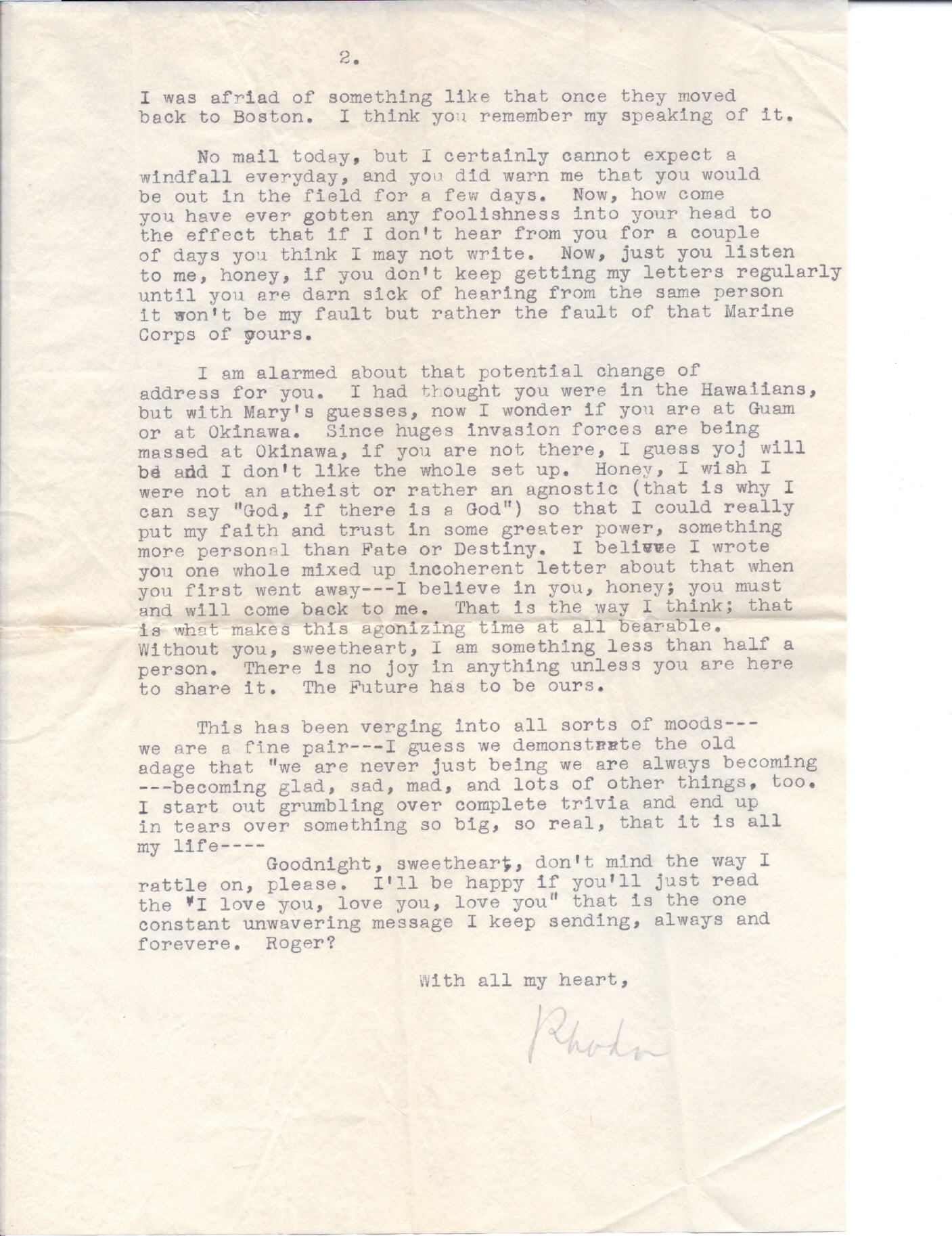 Rhoda Soloway Letters Album