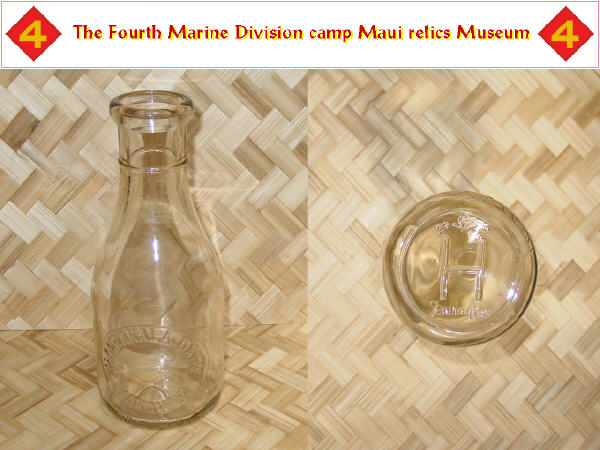 Haleakala Dairy Makawao one quart milk bottle