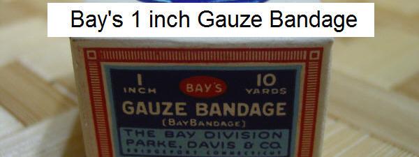 Bay's 1 inch gauze bandage