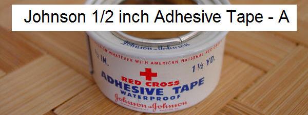 Johnson 1/2 inch adhesive tape - A