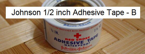 Johnson 1/2 inch adhesive tape - B