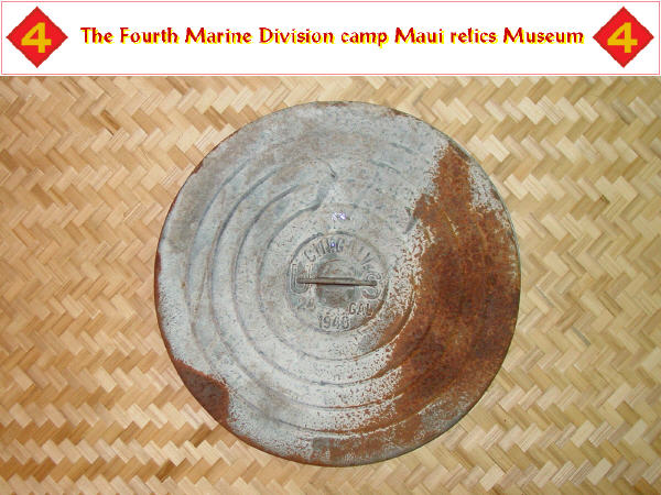 US trash can lid 1943