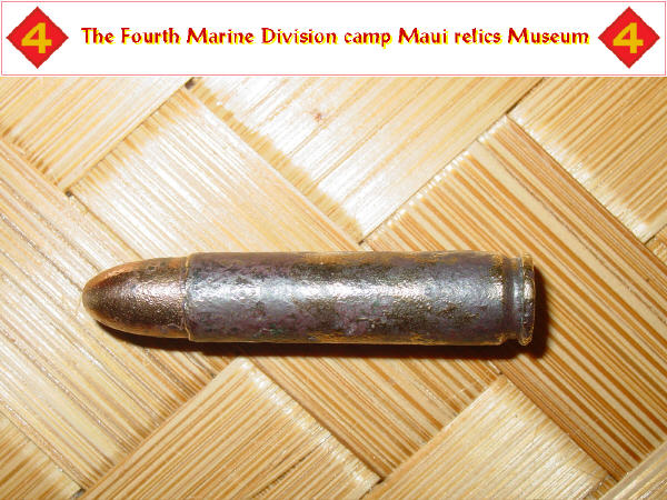 M1 carbine rifle shell and bullet