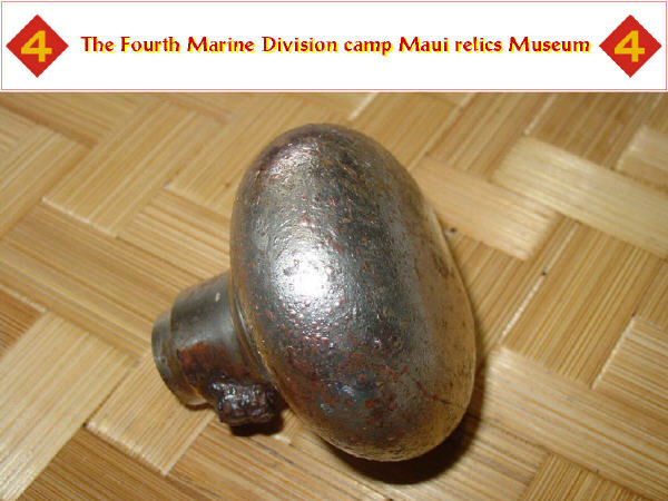 Camp Maui door knob