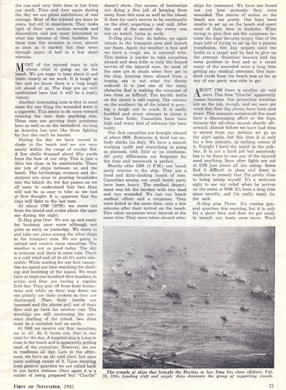 APA at Iwo Jima