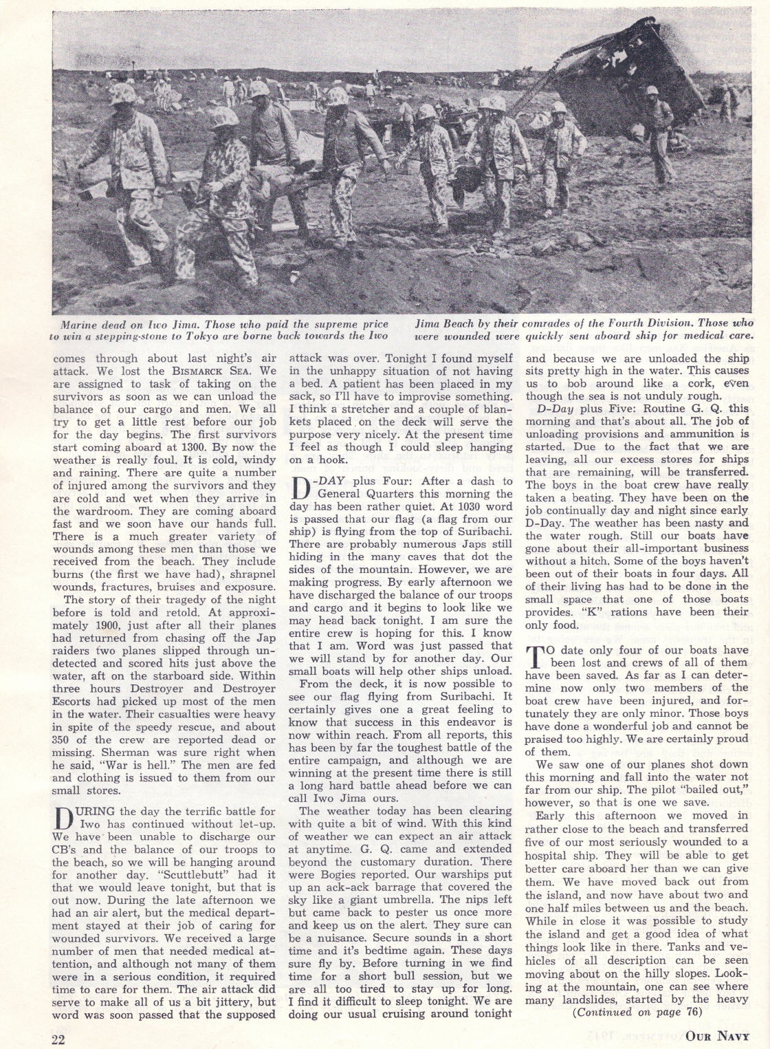 APA at Iwo Jima