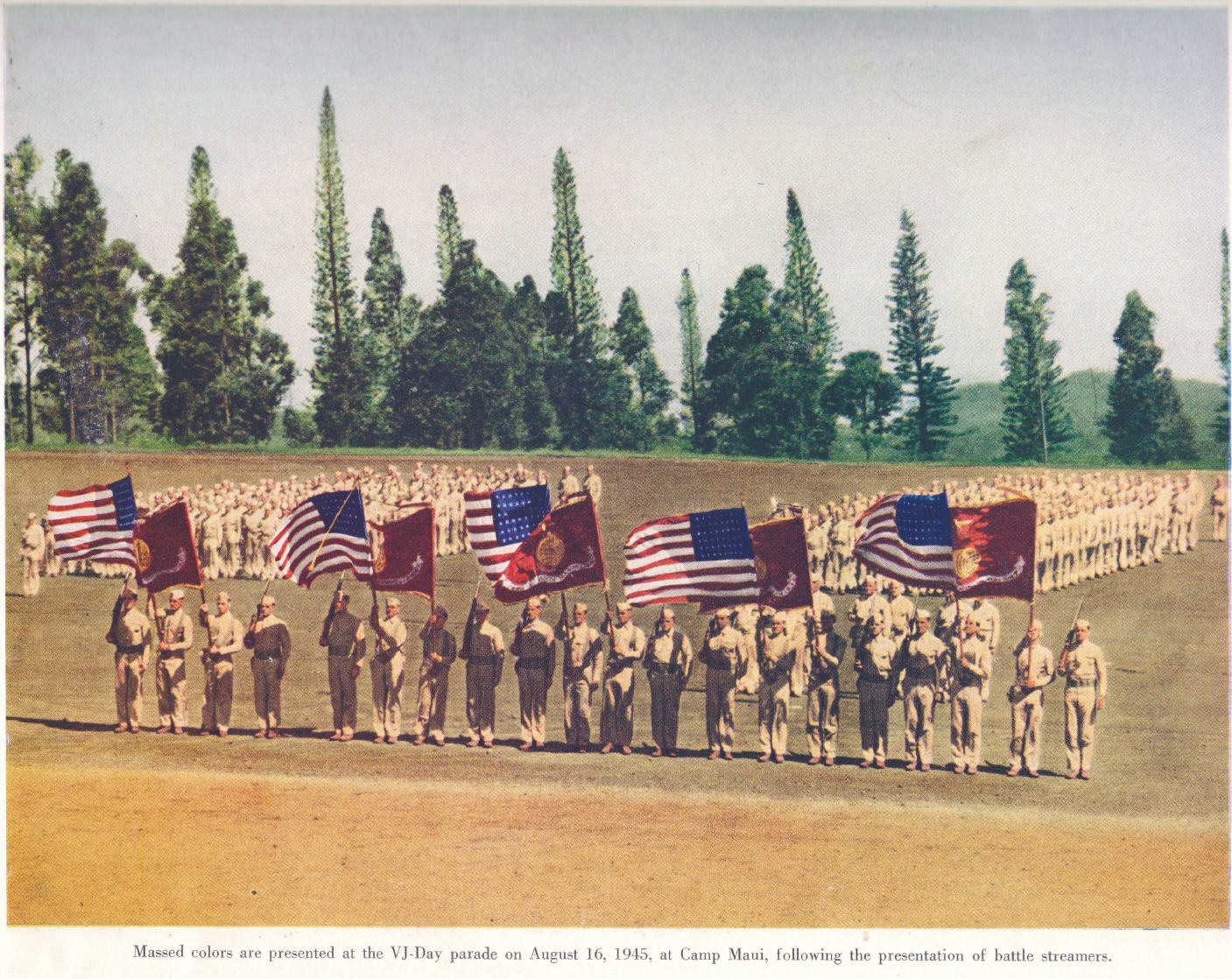 The Fourth Marine Division camp Maui